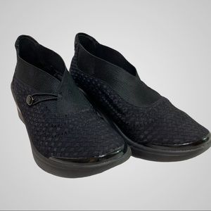 Bzees Slip On Black Memory Foam Women’s Size 10 Shoes